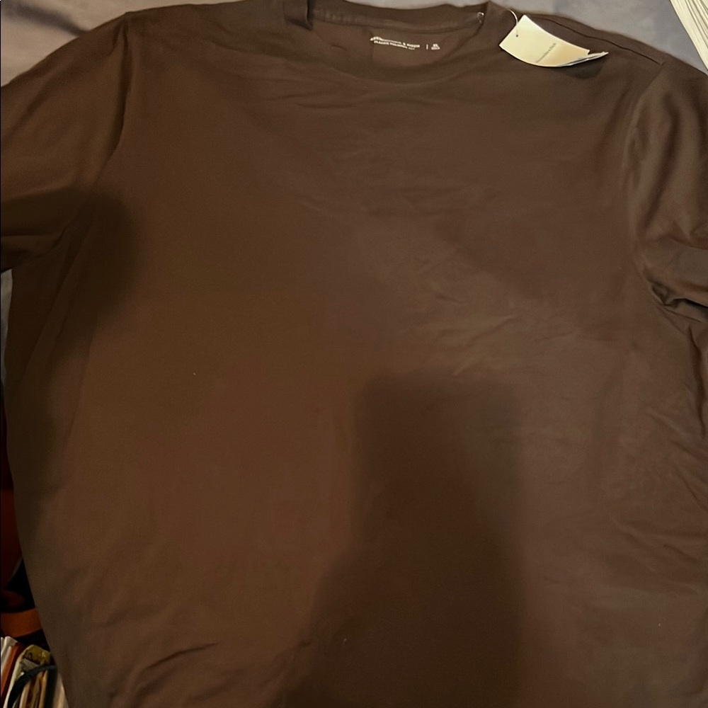 Abercrombie & Fitch Brown Short Sleeve Tee